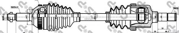 

Привод В Сборе Ford Mondeo I-Ii 1.6-2.5 93-00 Лев. +Abs GSP 218002