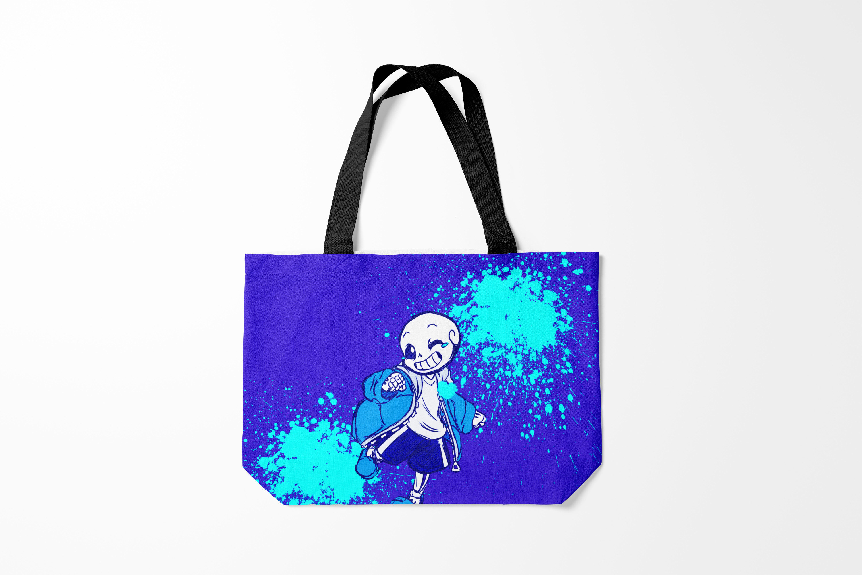

Сумка шoппер унисекс Burnettie Undertale SANS BLUE, синий, Undertale SANS BLUE