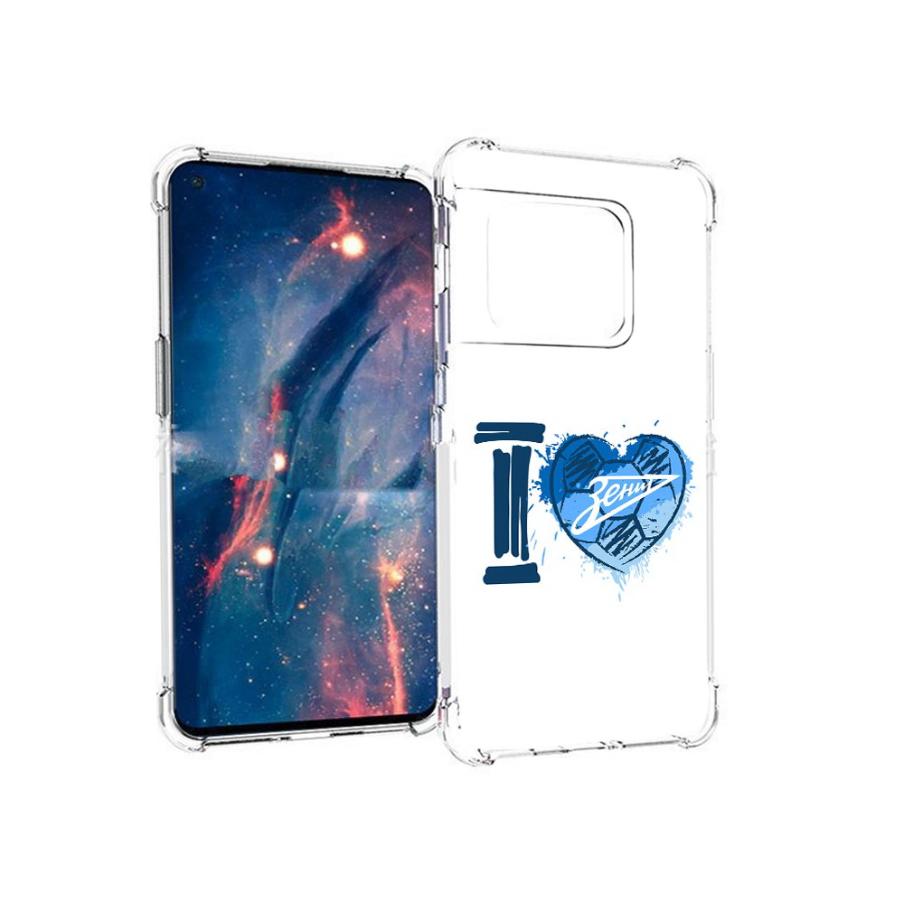 

Чехол MyPads Tocco для OnePlus 10 Pro ФК я люблю зенит (PT224239.133.186), Прозрачный, Tocco
