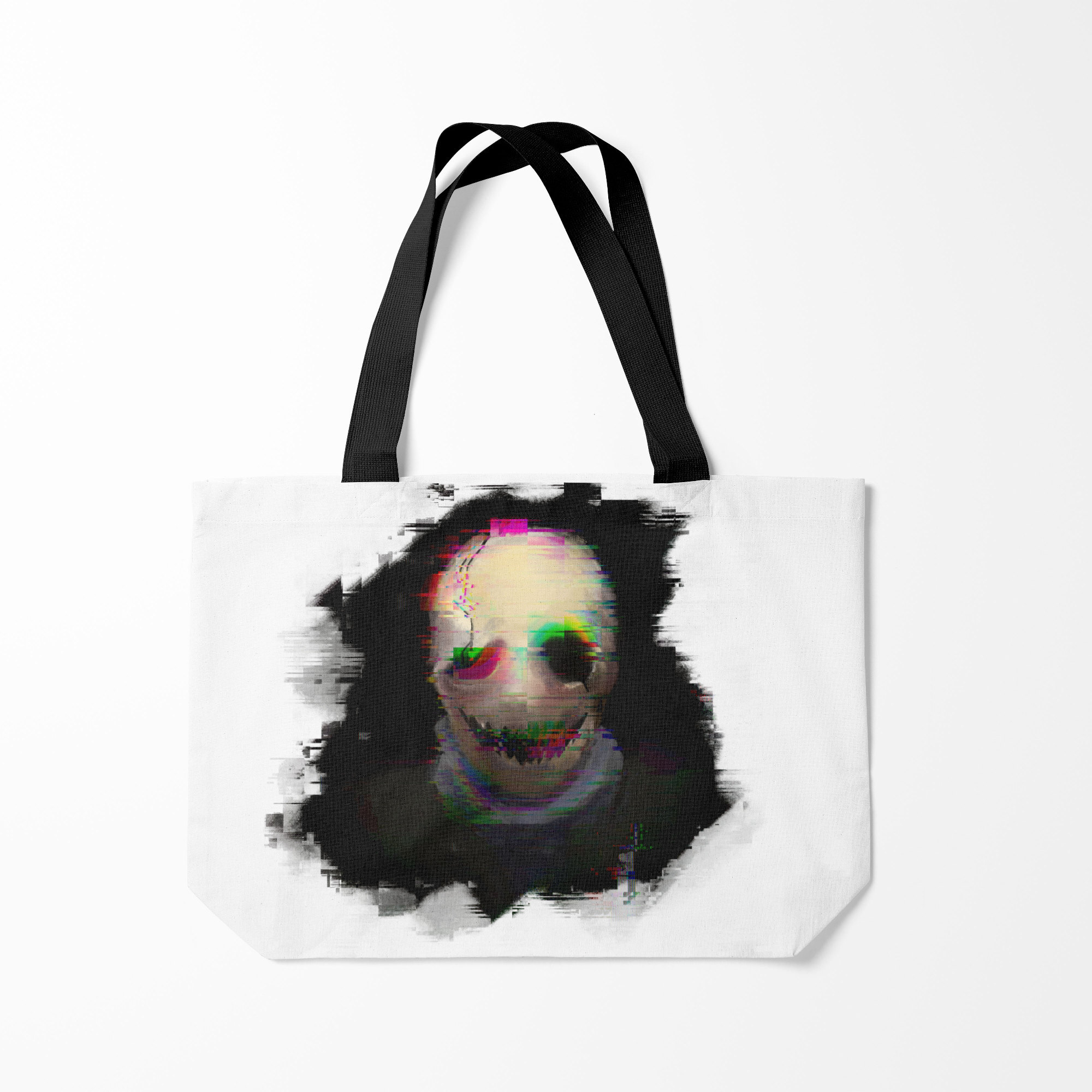 

Сумка шoппер унисекс Burnettie GASTER UNDERTALE, белый, GASTER UNDERTALE
