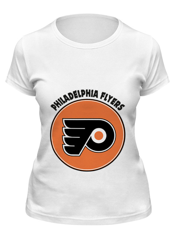 

Футболка женская Printio Philadelphia flyers белая 2XL, Philadelphia flyers