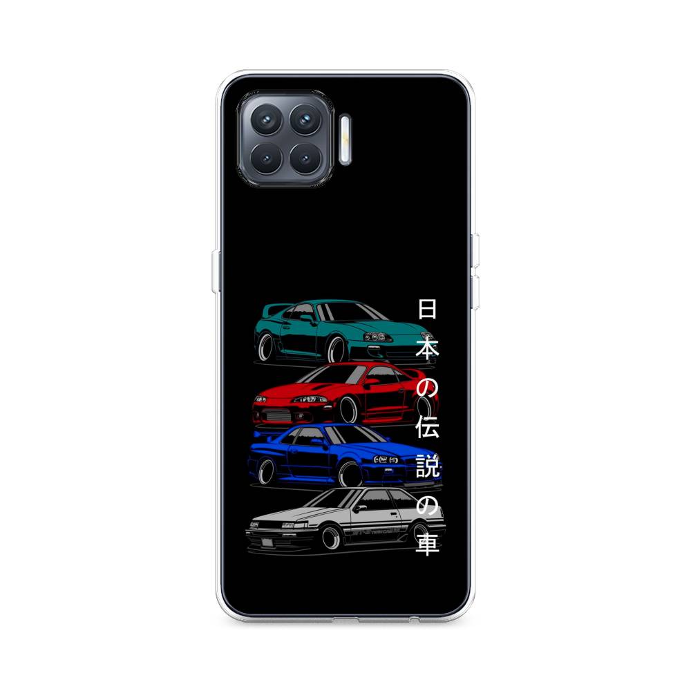 

Чехол Awog на Oppo Reno 4 Lite/A93 "JDM Legend cars", Разноцветный, 255350-5