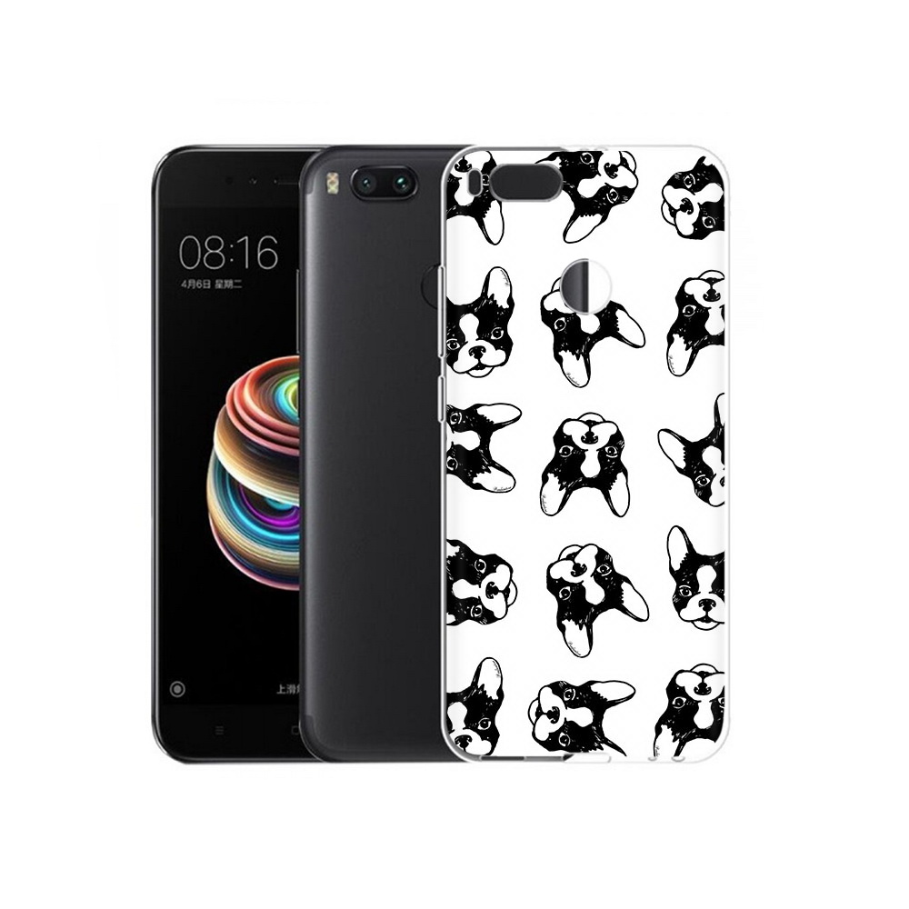

Чехол MyPads Tocco для Xiaomi Mi 5X черно белые собачки (PT75177.336.683), Прозрачный, Tocco