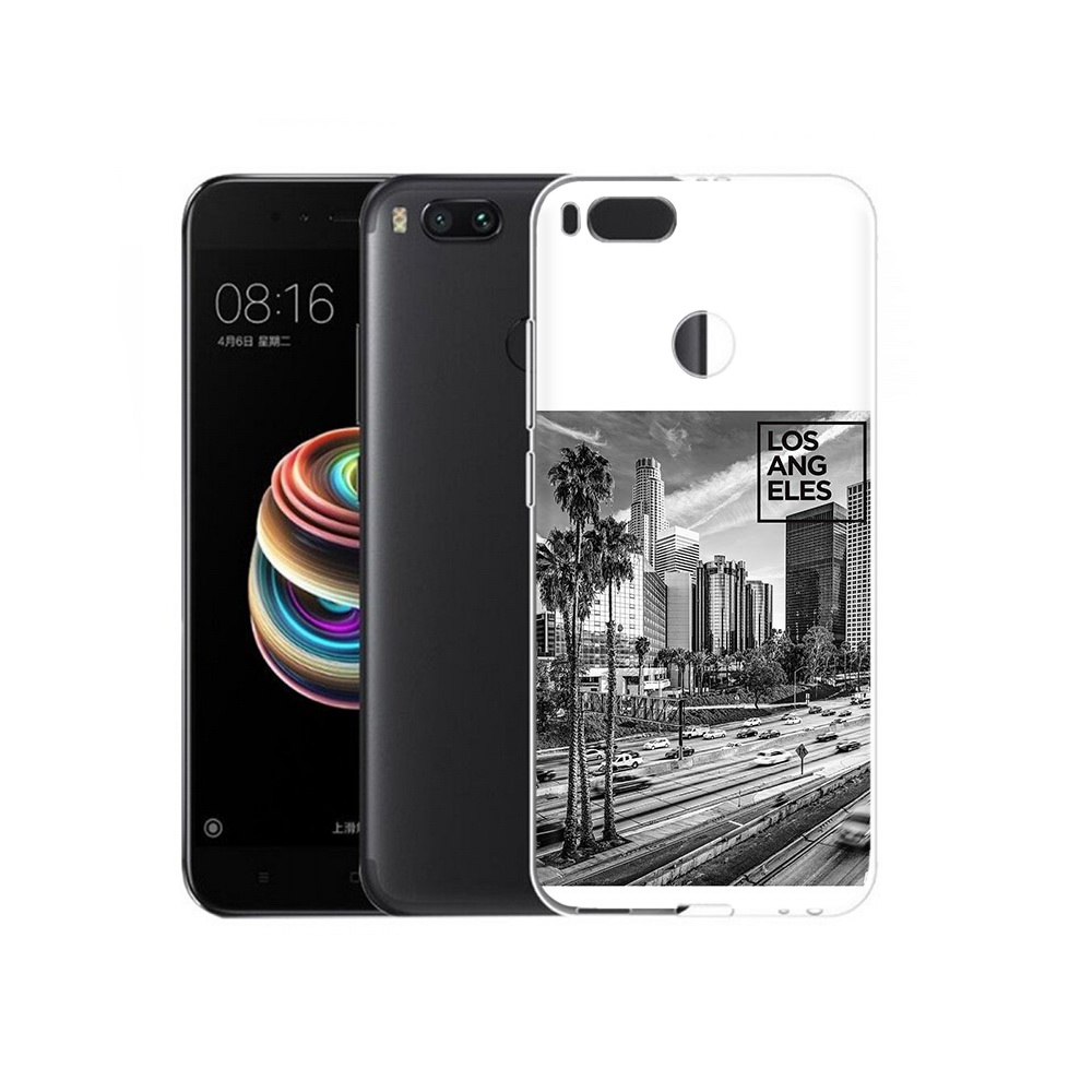 

Чехол MyPads Tocco для Xiaomi Mi 5X черно белый лос анджелес (PT75177.336.685), Прозрачный, Tocco