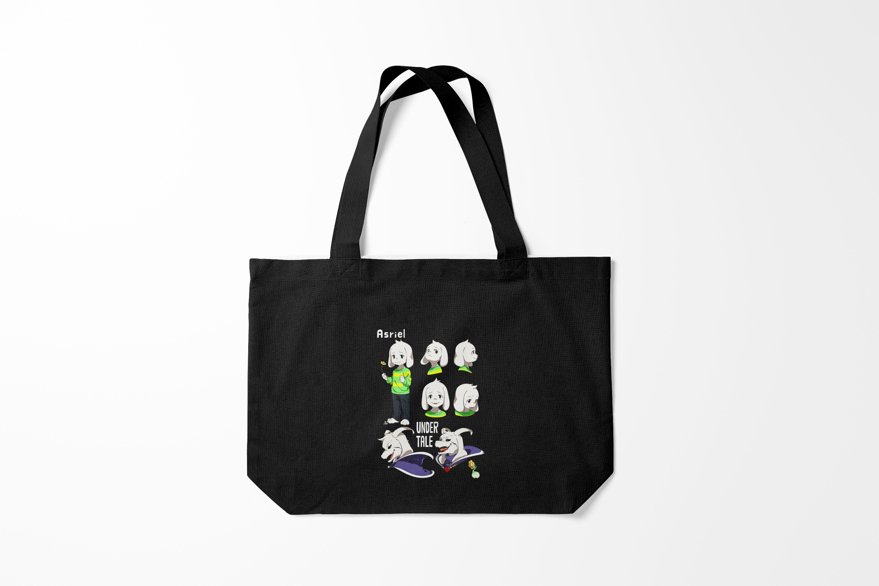 

Сумка шoппер унисекс Burnettie Undertale, черный, Undertale