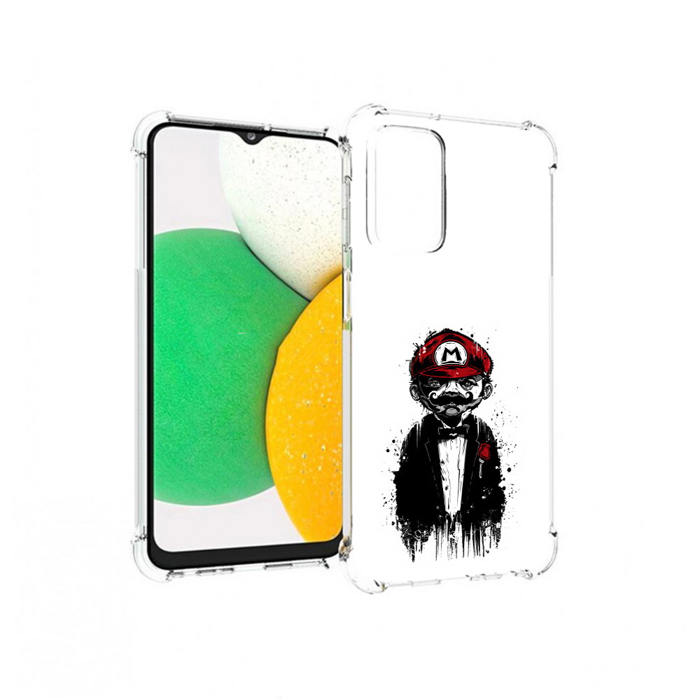 

Чехол MyPads Tocco для Samsung Galaxy A23 марио, Прозрачный, Tocco