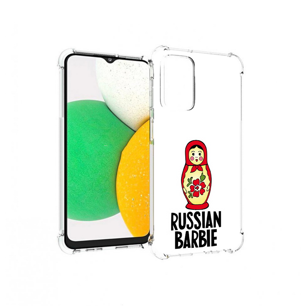 

Чехол MyPads Tocco для Samsung Galaxy A23 матрешка, Прозрачный, Tocco
