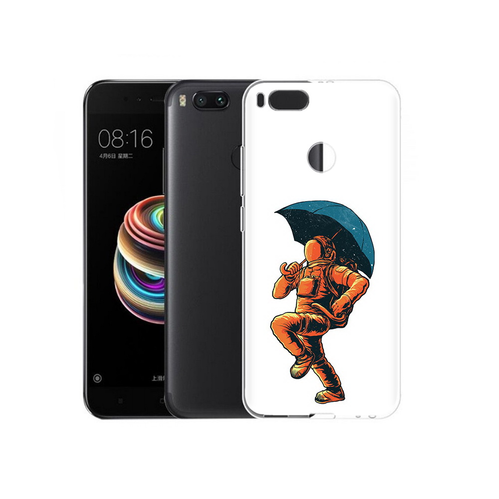 Чехол MyPads Tocco для Xiaomi Mi 5X шагающий космонавт с зонтом (PT75177.336.695)