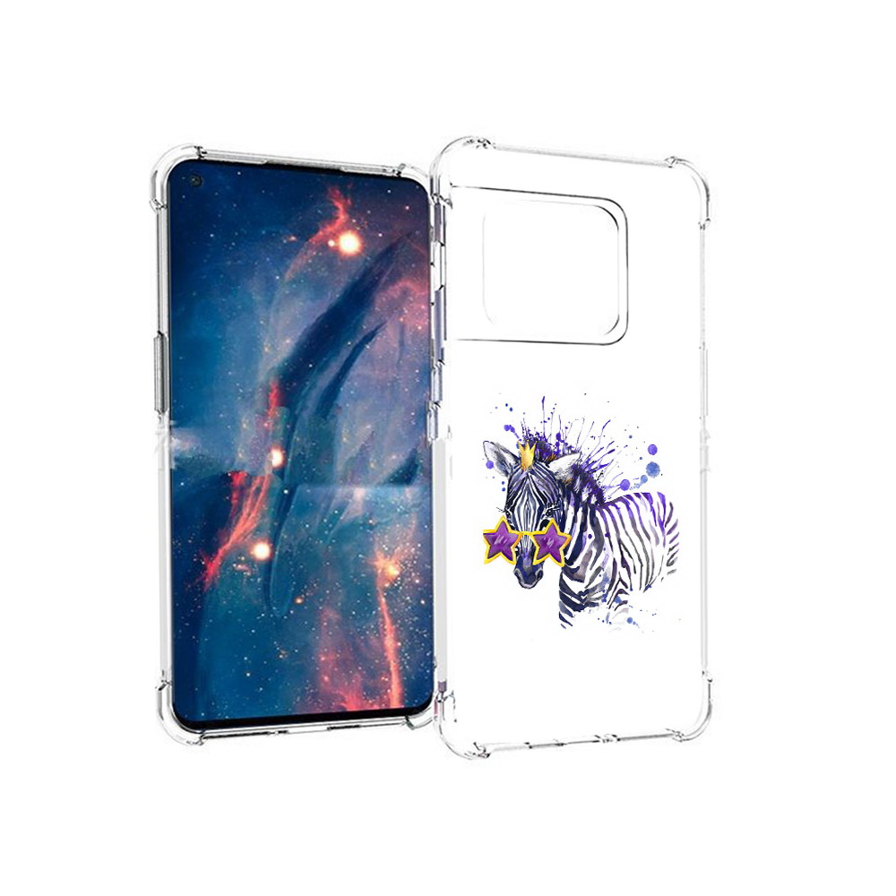 

Чехол MyPads Tocco для OnePlus 10 Pro акварельная зебра (PT224239.133.215), Прозрачный, Tocco