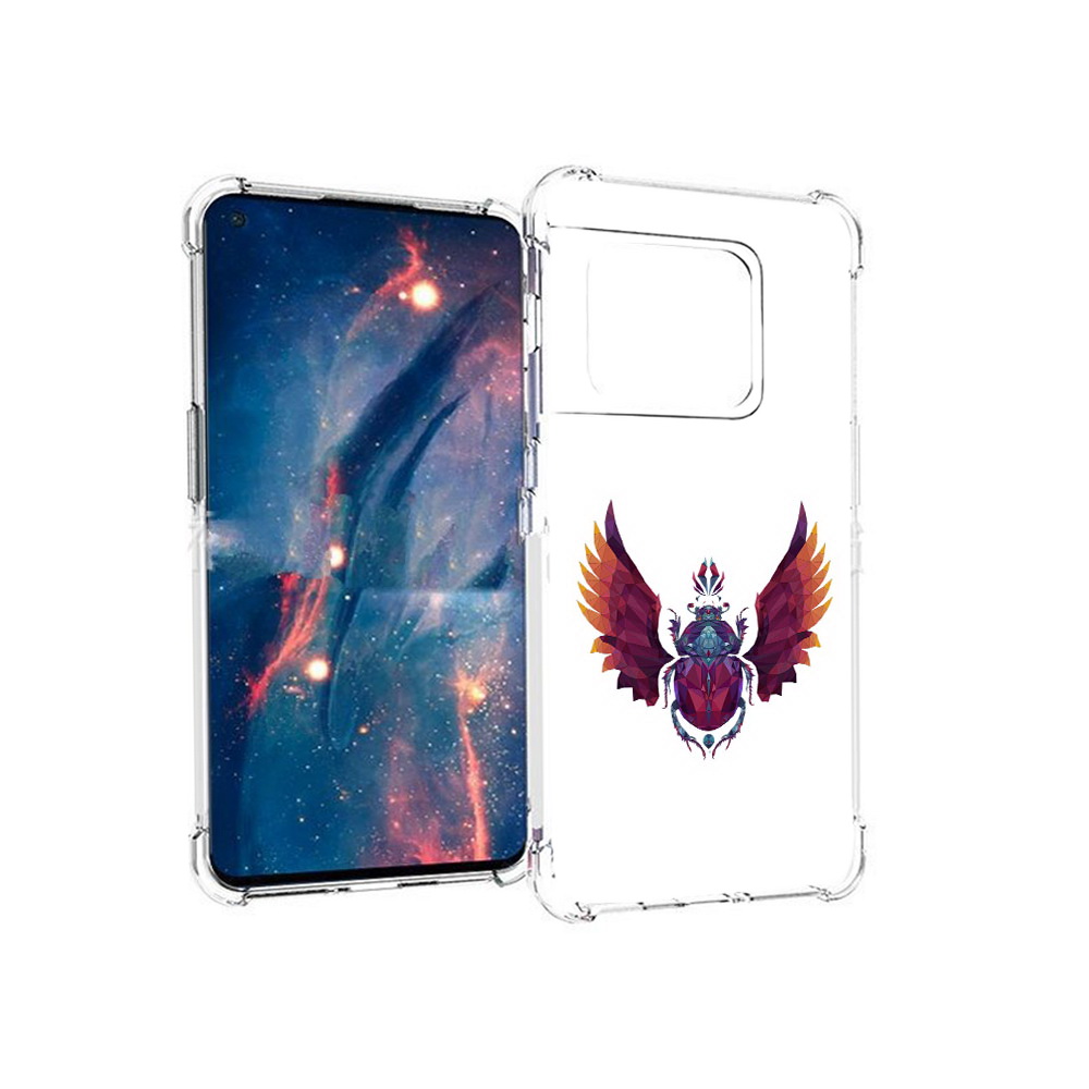 

Чехол MyPads Tocco для OnePlus 10 Pro алмазный скоробей (PT224239.133.219), Прозрачный, Tocco