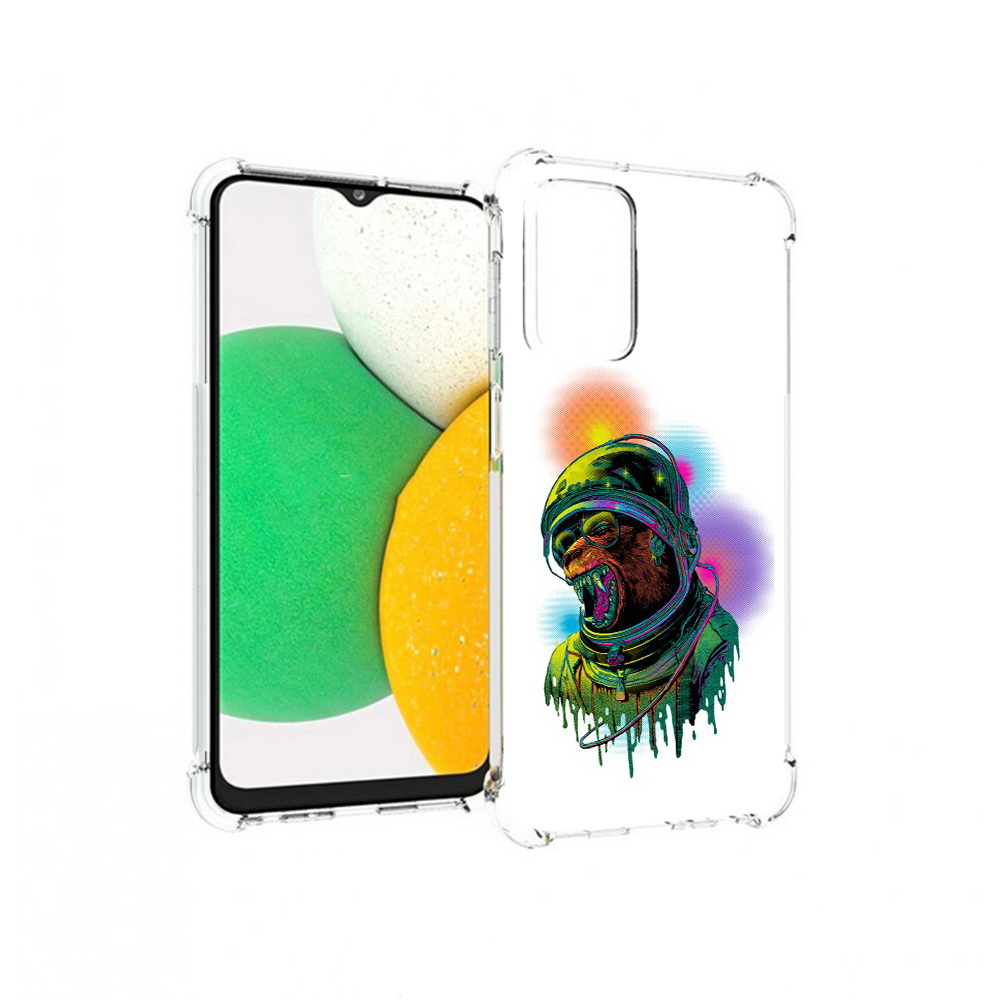 

Чехол MyPads Tocco для Samsung Galaxy A23 медведь космонавт, Прозрачный, Tocco