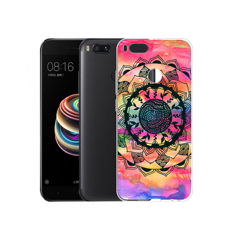 

Чехол MyPads Tocco для Xiaomi Mi 5X яркая абстракция круглый цветок (PT75177.336.704), Прозрачный, Tocco