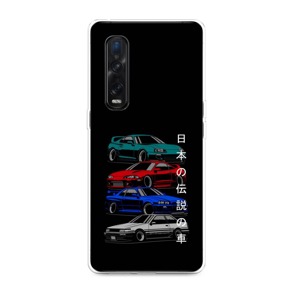 

Чехол Awog на Oppo Find X2 Pro "JDM Legend cars", Разноцветный, 253350-5