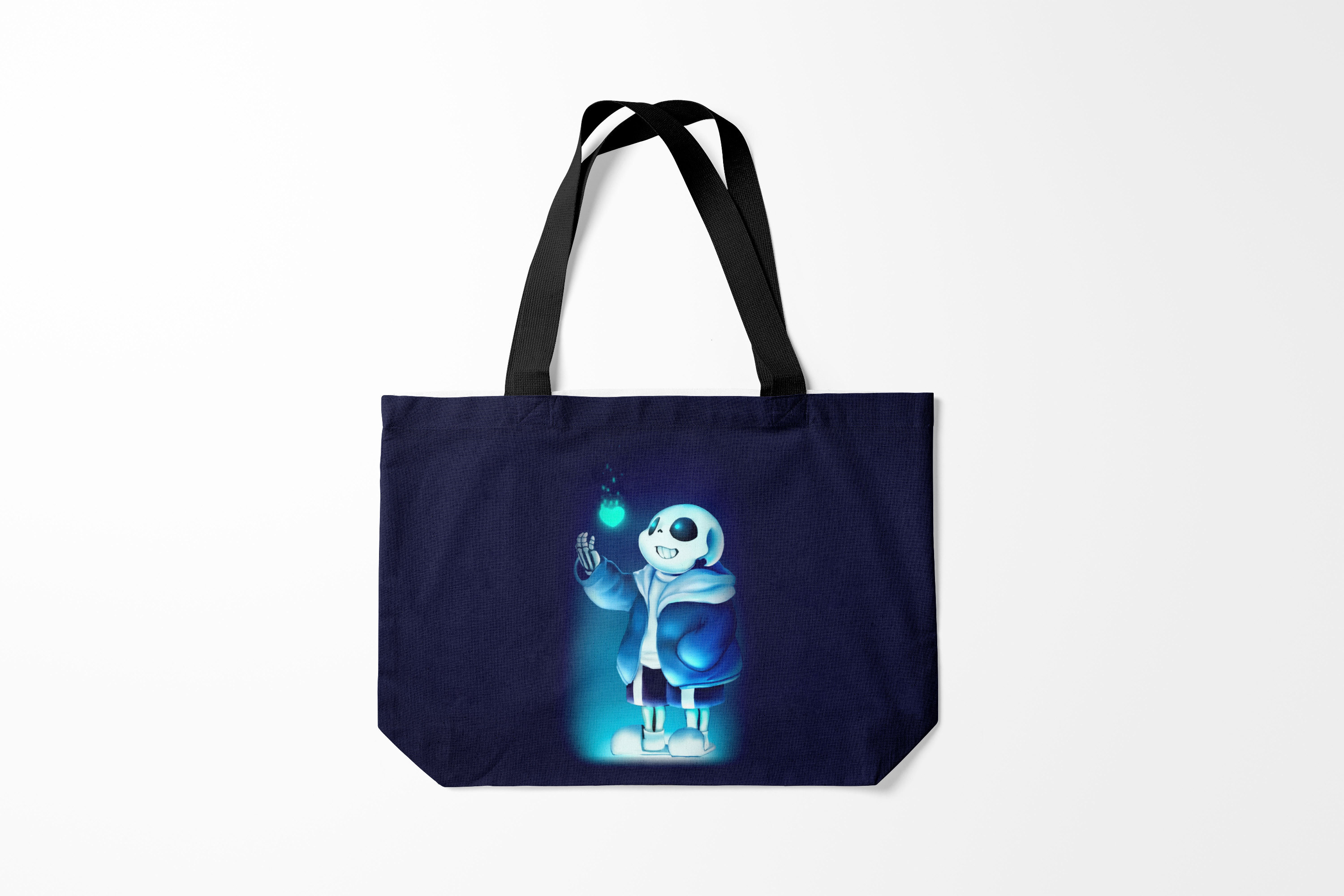 

Сумка шoппер унисекс Burnettie Undertale, синий, Undertale