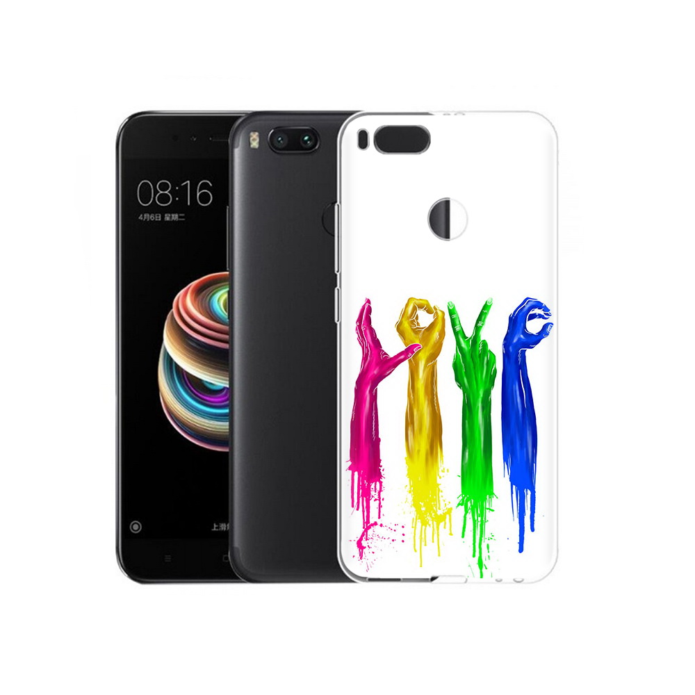 

Чехол MyPads Tocco для Xiaomi Mi 5X яркие руки love (PT75177.336.707), Прозрачный, Tocco