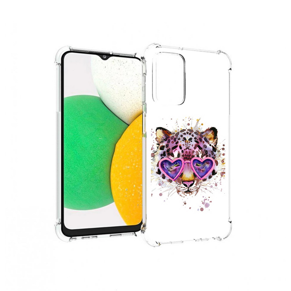 

Чехол MyPads Tocco для Samsung Galaxy A23 модный леопард, Прозрачный, Tocco