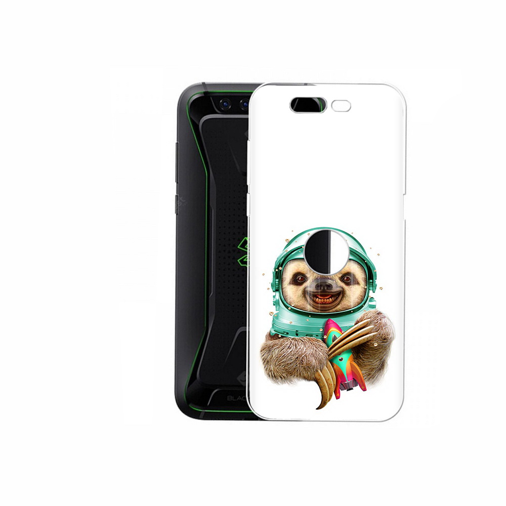 

Чехол MyPads Tocco для Xiaomi Black Shark Ленивец астронавт (PT144492.337.104), Прозрачный, Tocco