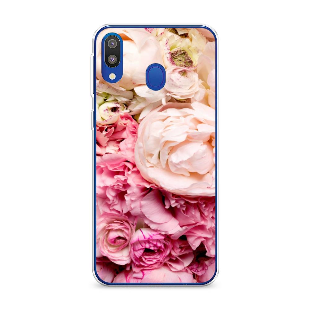 

Чехол Awog на Samsung Galaxy M20 "Пионы яркие", Разноцветный, 27450-8