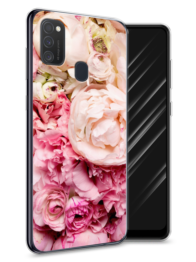 

Чехол Awog на Samsung Galaxy M21/M30s "Пионы яркие", Разноцветный, 29750-8