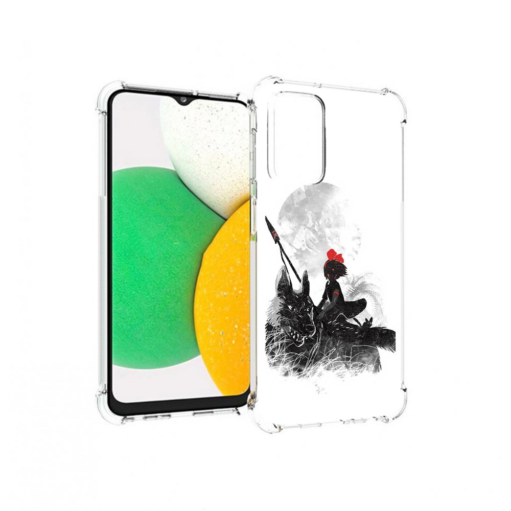 

Чехол MyPads Tocco для Samsung Galaxy A23 мононоке, Прозрачный, Tocco
