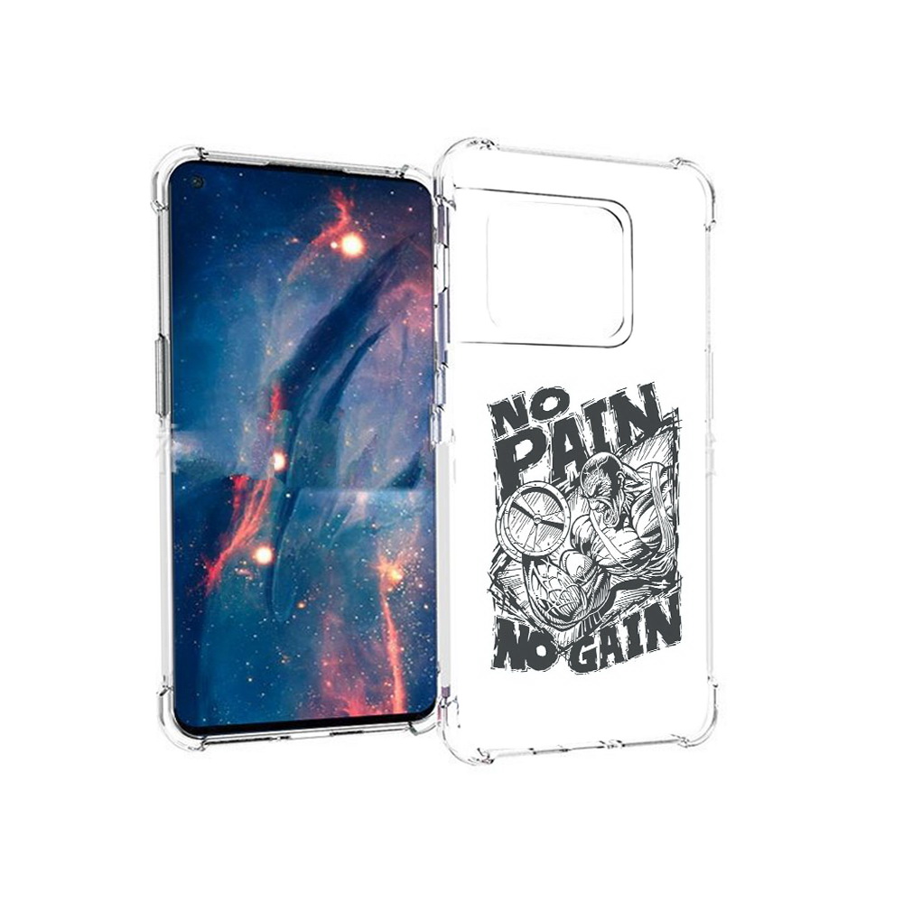 

Чехол MyPads Tocco для OnePlus 10 Pro бодибилдинг тяжелая работа (PT224239.133.238), Прозрачный, Tocco