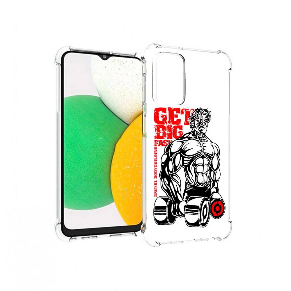 

Чехол MyPads Tocco для Samsung Galaxy A23 накаченное тело, Прозрачный, Tocco