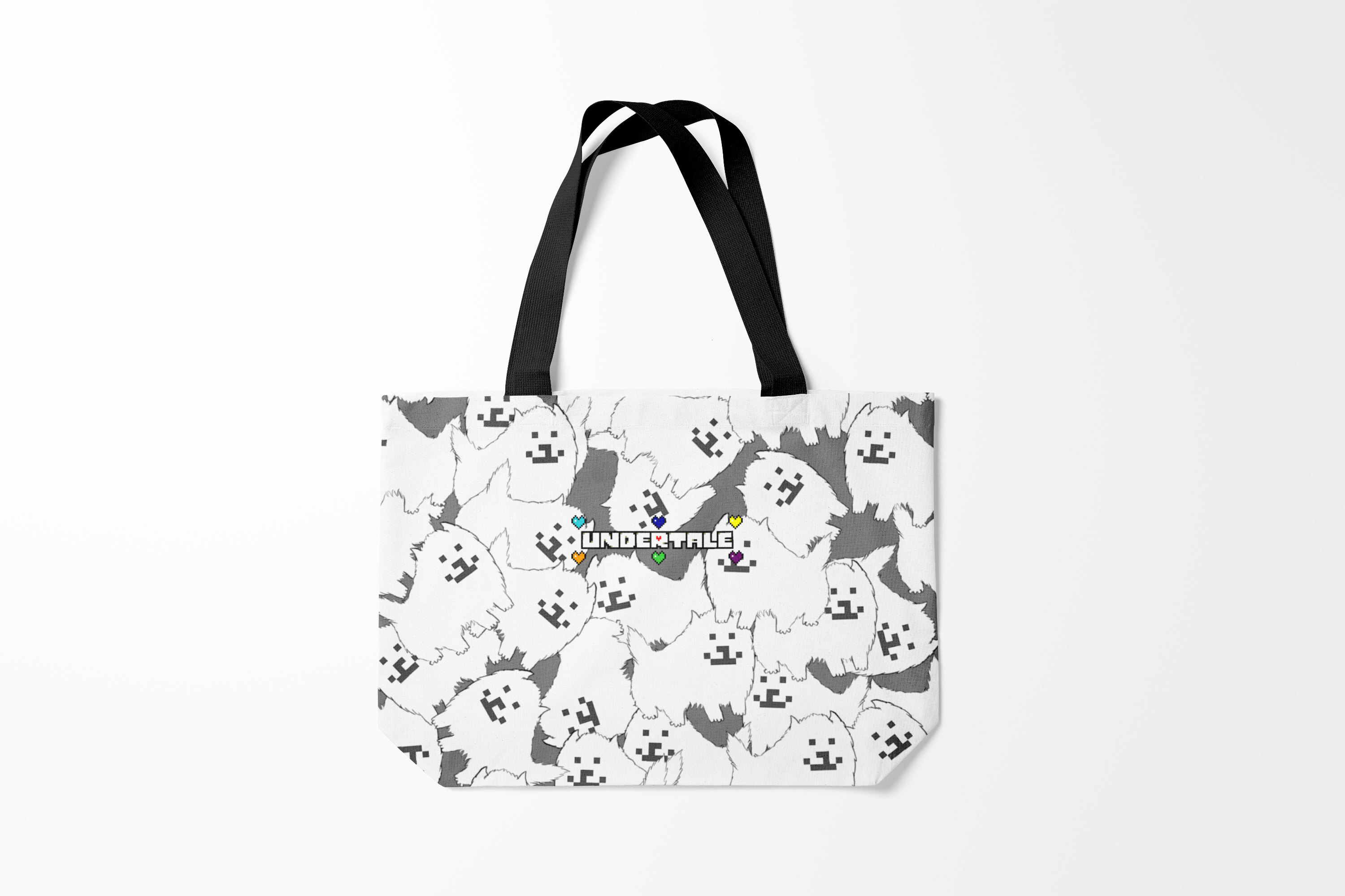

Сумка шoппер унисекс Burnettie Undertale, белый, Undertale