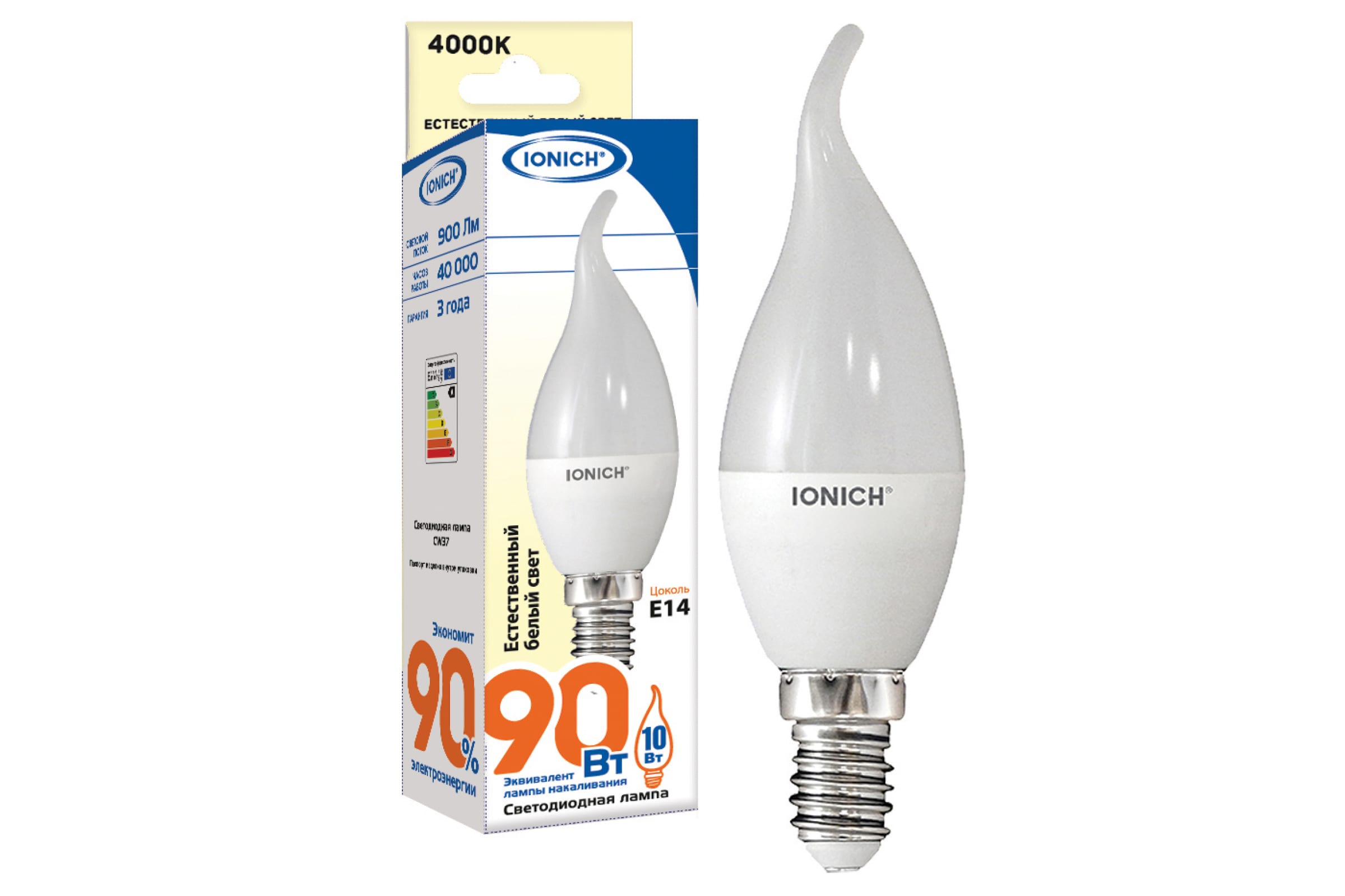 

Ionich Iled-Smd2835-Cw37-10-900-230-4-E14 1553