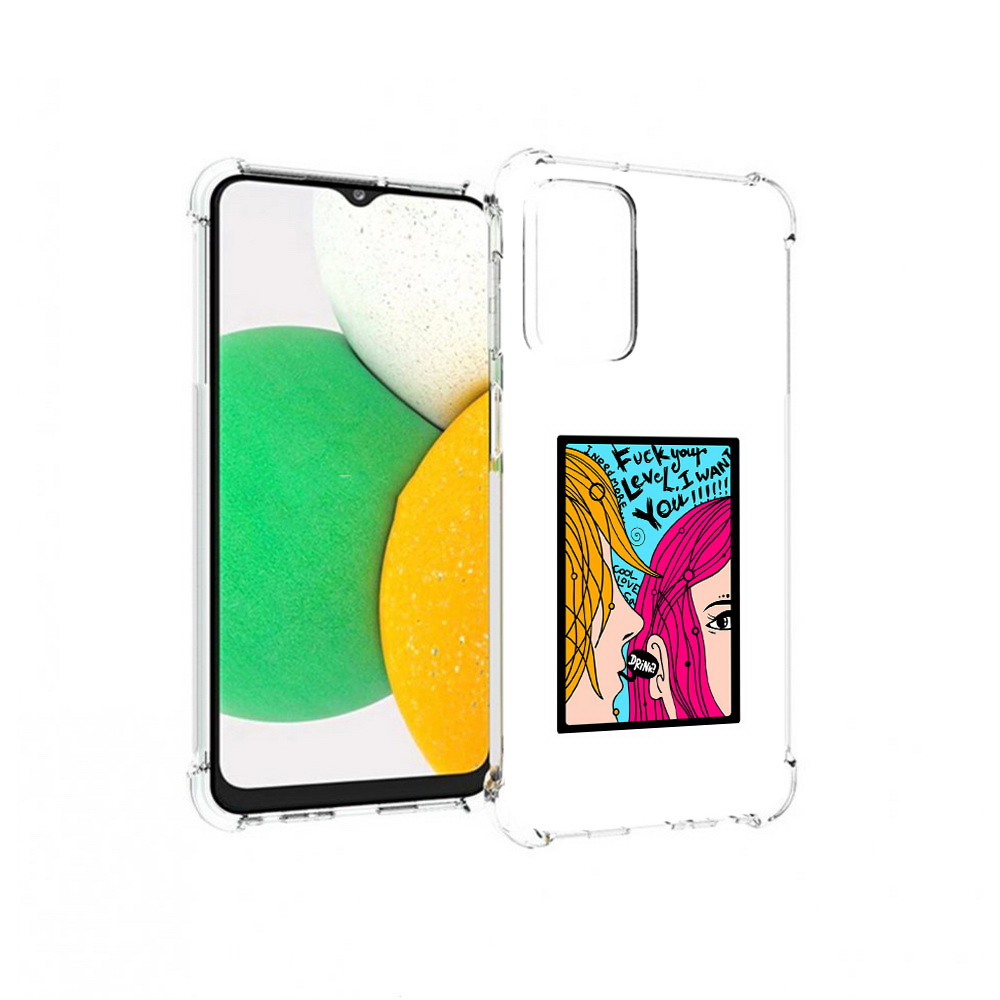 

Чехол MyPads Tocco для Samsung Galaxy A23 Выпьем, Прозрачный, Tocco