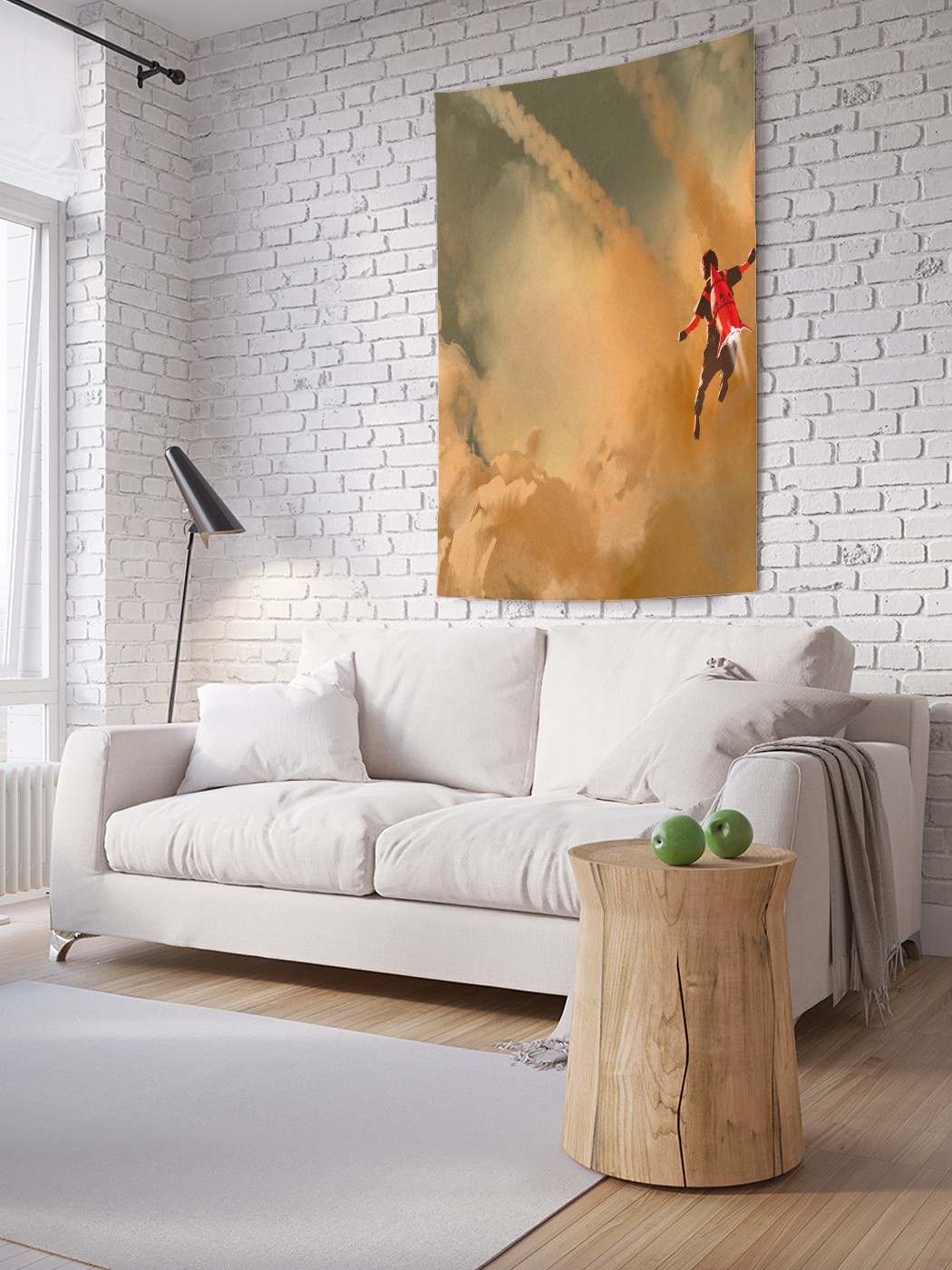 

Вертикальное фотопанно на стену JoyArty Человеческий полет 150x200 см, Человеческий полет