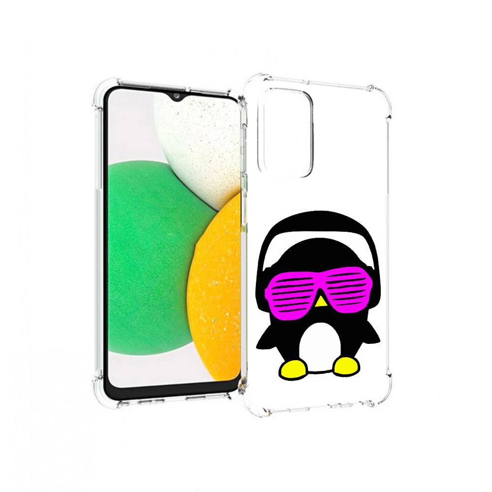 

Чехол MyPads Tocco для Samsung Galaxy A23 пингвин, Прозрачный, Tocco