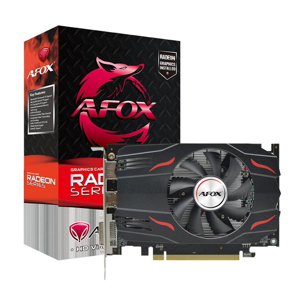 

Видеокарта AFOX AMD Radeon RX 550 4 ГБ (AFRX550-4096D5H4-V7), Radeon RX 550