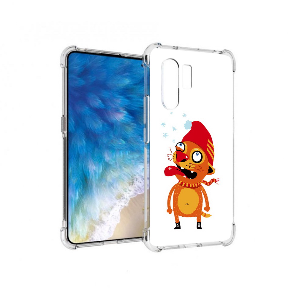 

Чехол MyPads Tocco для Vivo X30 Зимний кот (PT142331.408.88), Прозрачный, Tocco