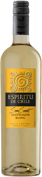 

Вино "Espiritu de Chile" Sauvignon Blanc Semi-Sweet, Valle Central DO, 0,75 л