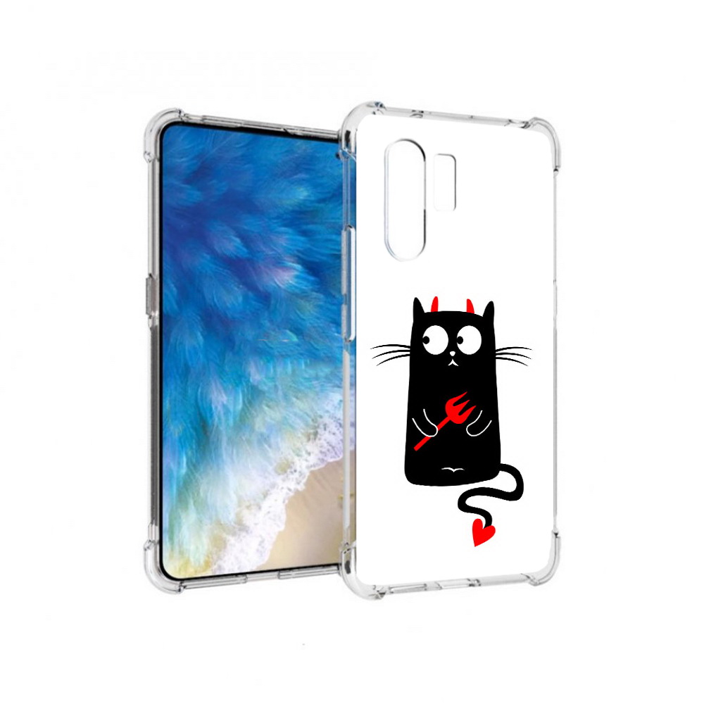 

Чехол MyPads Tocco для Vivo X30 Кот демон (PT142331.408.97), Прозрачный, Tocco