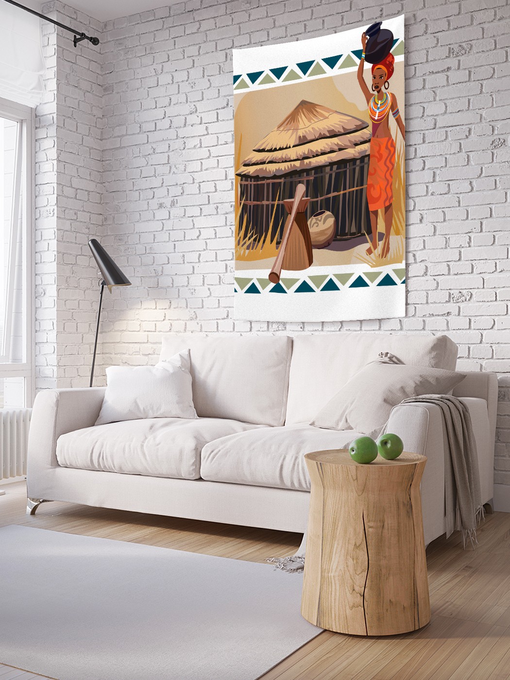 

Вертикальное фотопанно на стену JoyArty Африканский быт 150x200 см, Африканский быт