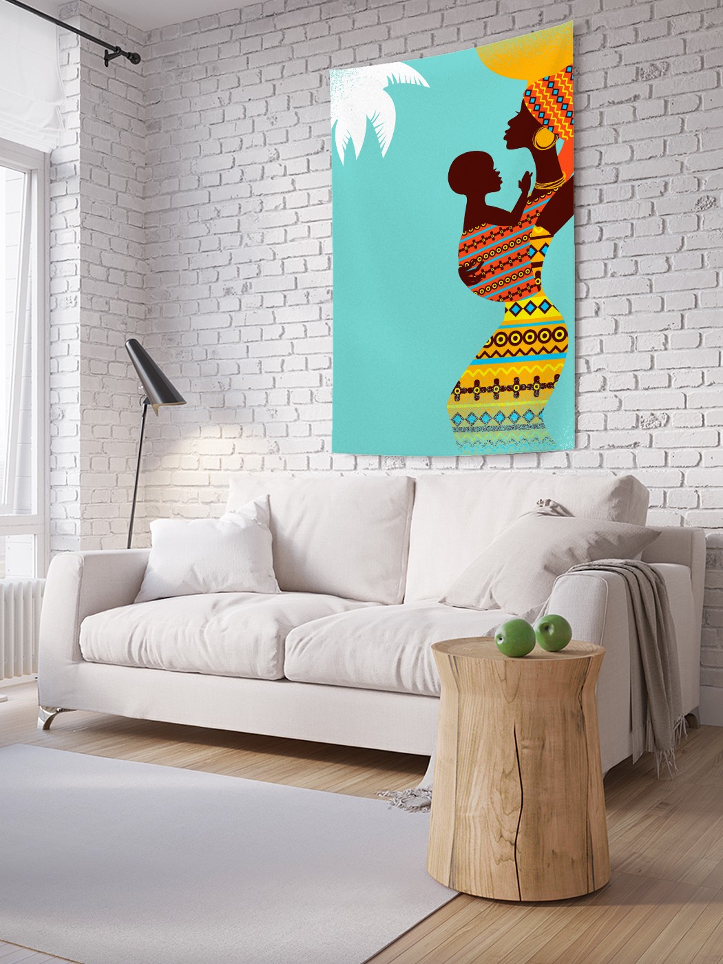 

Вертикальное фотопанно на стену JoyArty Дети Африки 150x200 см, Дети Африки