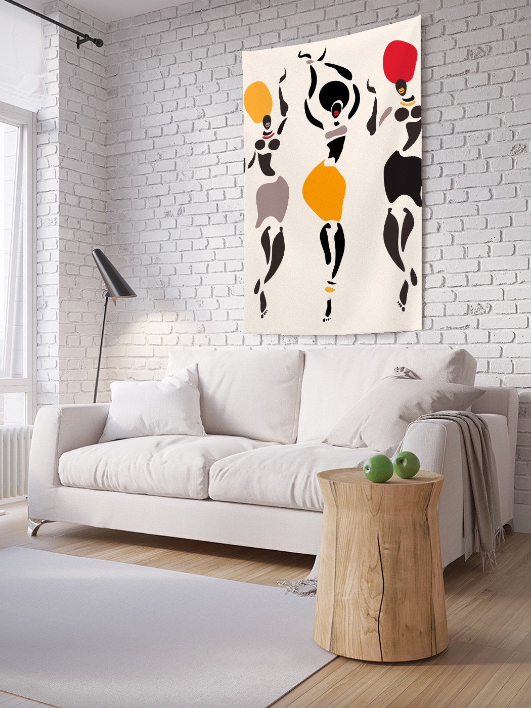 

Вертикальное фотопанно на стену JoyArty Красочная Африка 150x200 см, Красочная Африка