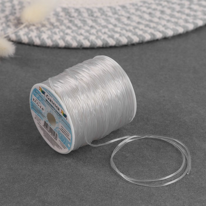 

Шнур силиконовый, d = 1 мм, 50 м, цвет прозрачный, ECG-1.0