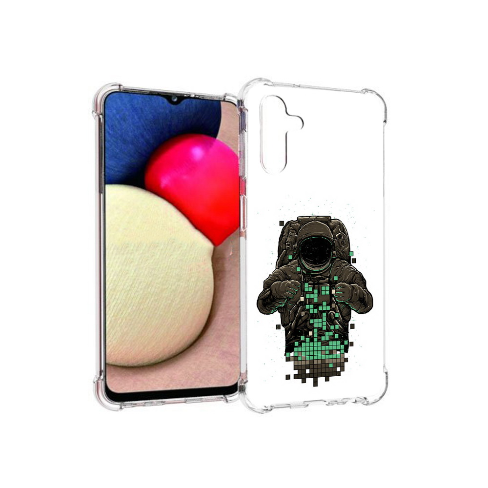 

Чехол MyPads Tocco для Samsung Galaxy A13 5G космонавт с пикселями (PT172412.530.394), Прозрачный, Tocco