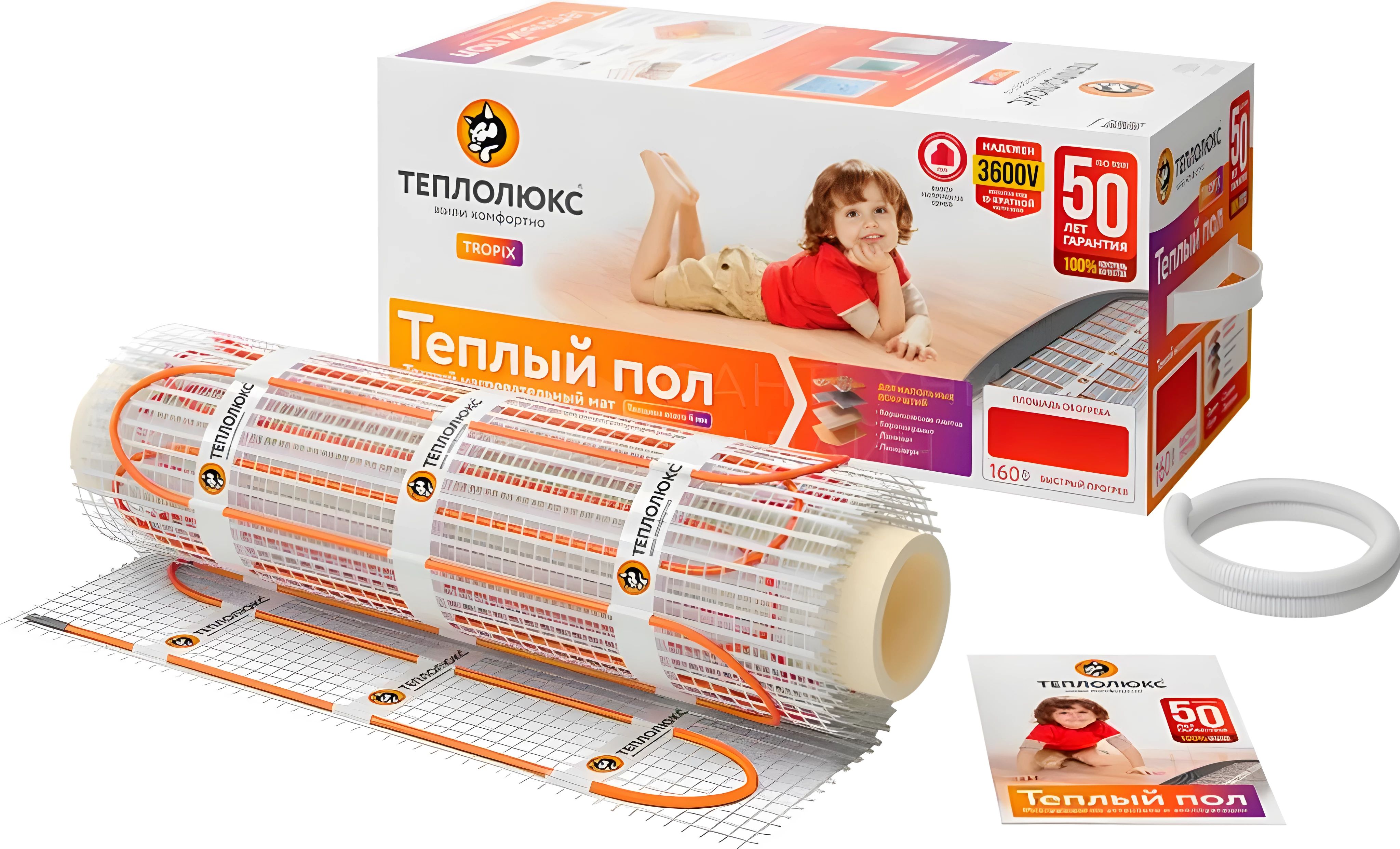 

Мат нагревательный Теплолюкс Tropix МНН 960 Вт/6,0 кв.м, Tropix МНН