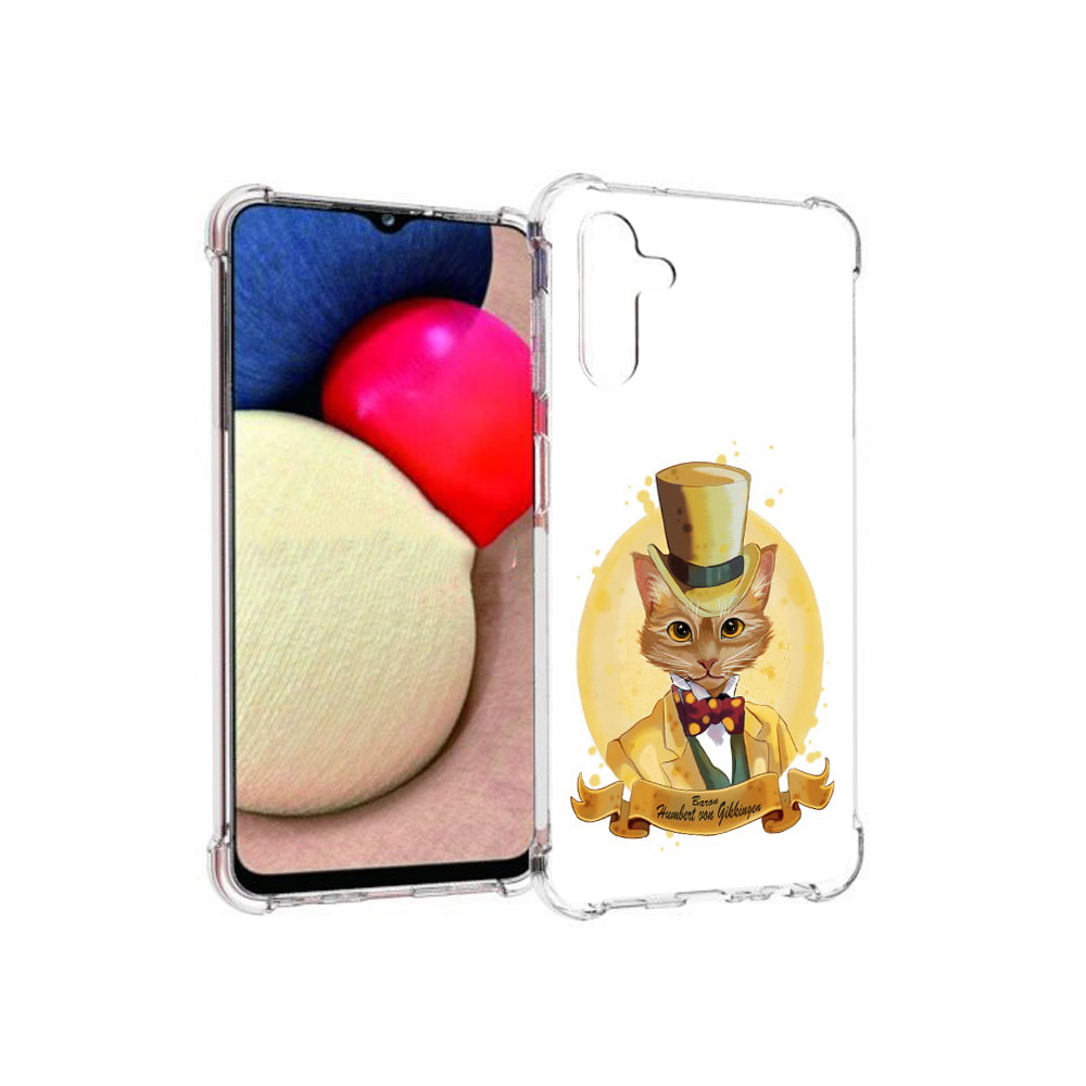 

Чехол MyPads Tocco для Samsung Galaxy A13 5G кот юрист (PT172412.530.401), Прозрачный, Tocco