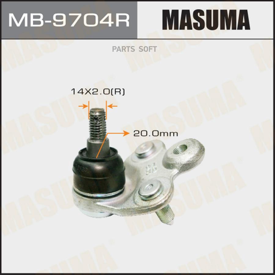 

Опора шаровая MASUMA mb9704r