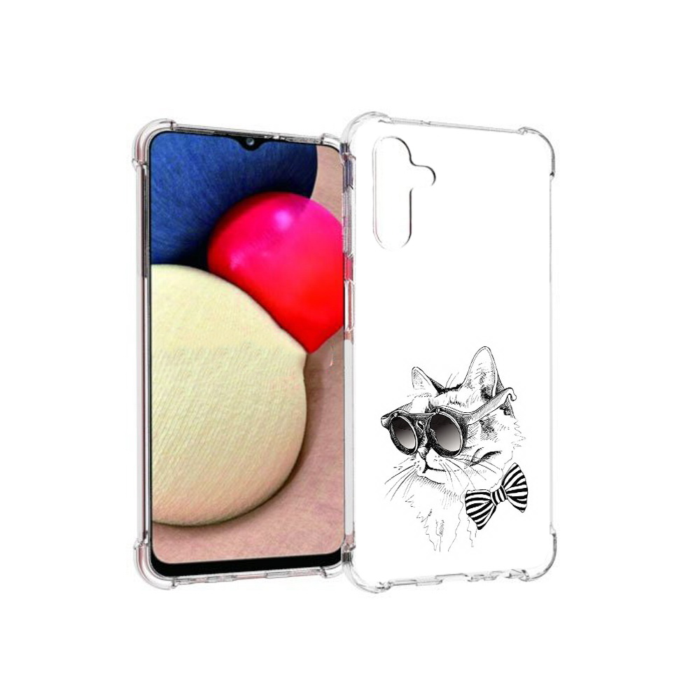 Чехол MyPads Tocco для Samsung Galaxy A13 5G крутая кошка в очках (PT172412.530.421)
