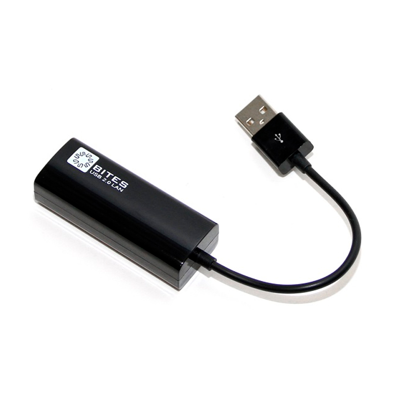 

Сетевая карта 5bites USB2.0, RJ45 100мегабит, черный, 10см UA2-45-02BK