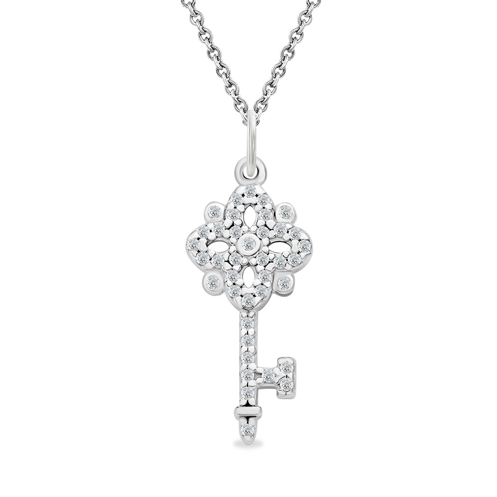 

Подвеска из серебра с фианитом 585Gold 703006829, 703006829