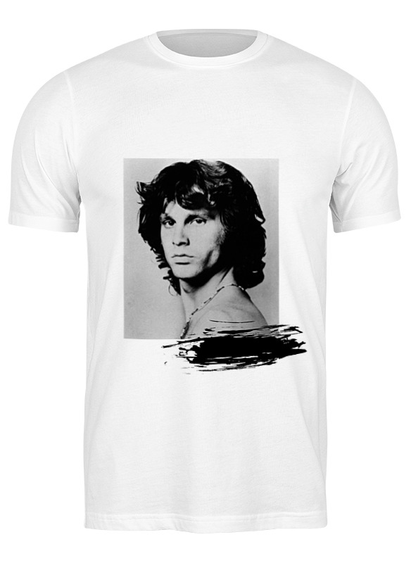 

Футболка мужская Printio Jim morrison белая M, Белый, Jim morrison