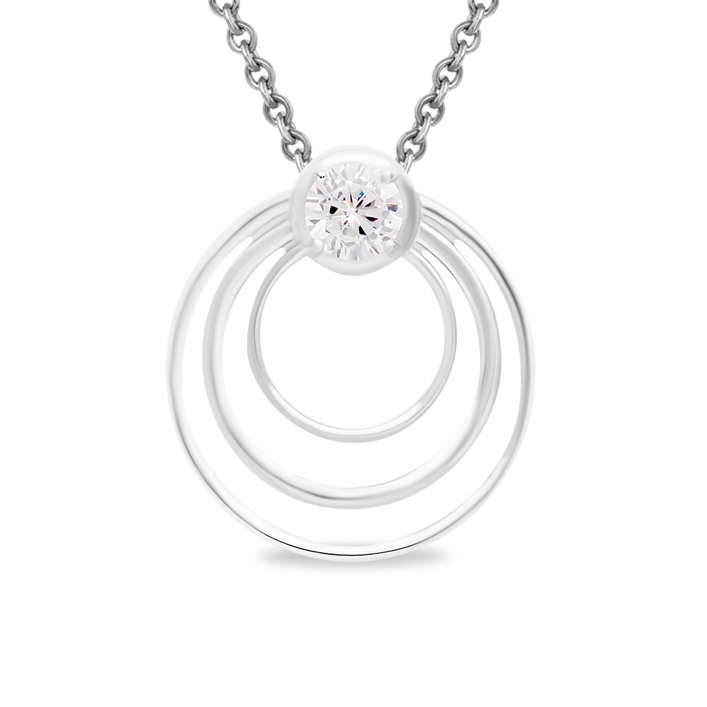 

Бегунок из серебра 585Gold 703006747, фианит, 703006747