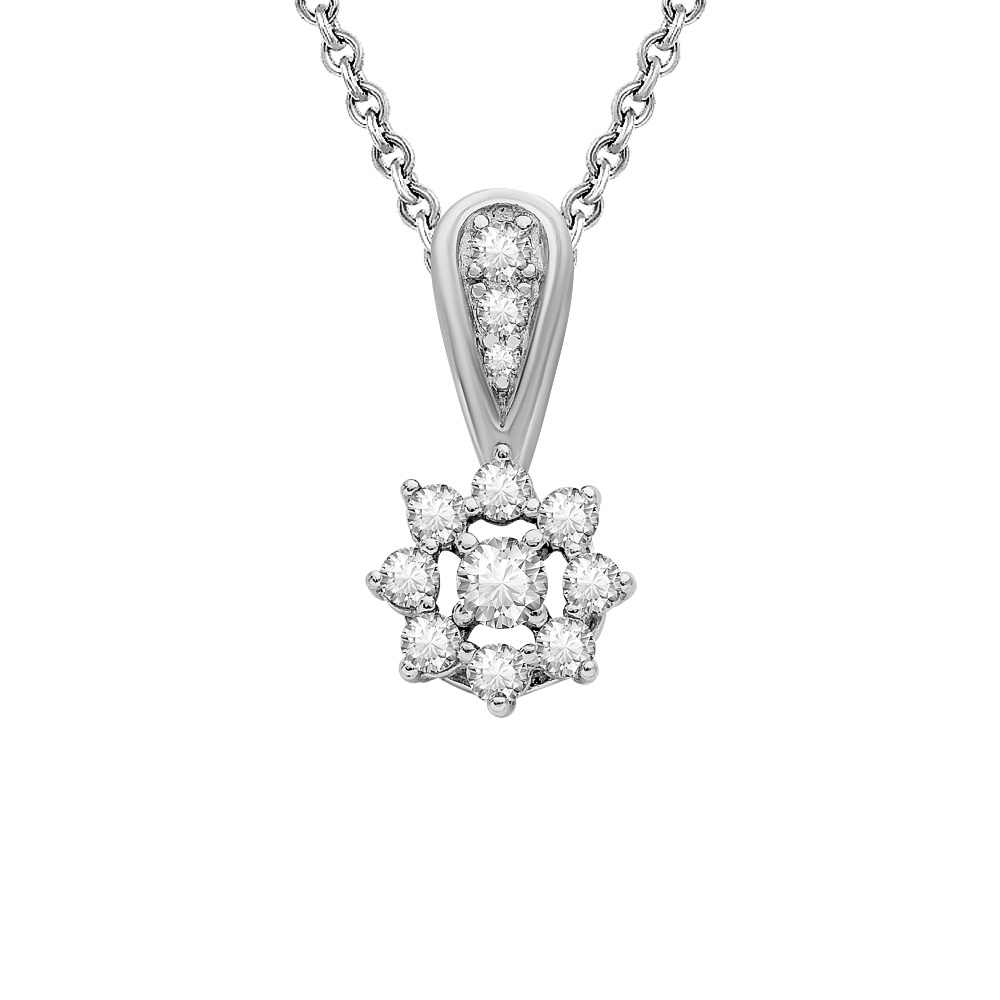 

Кулон из серебра с фианитом 585Gold 703006751, 703006751