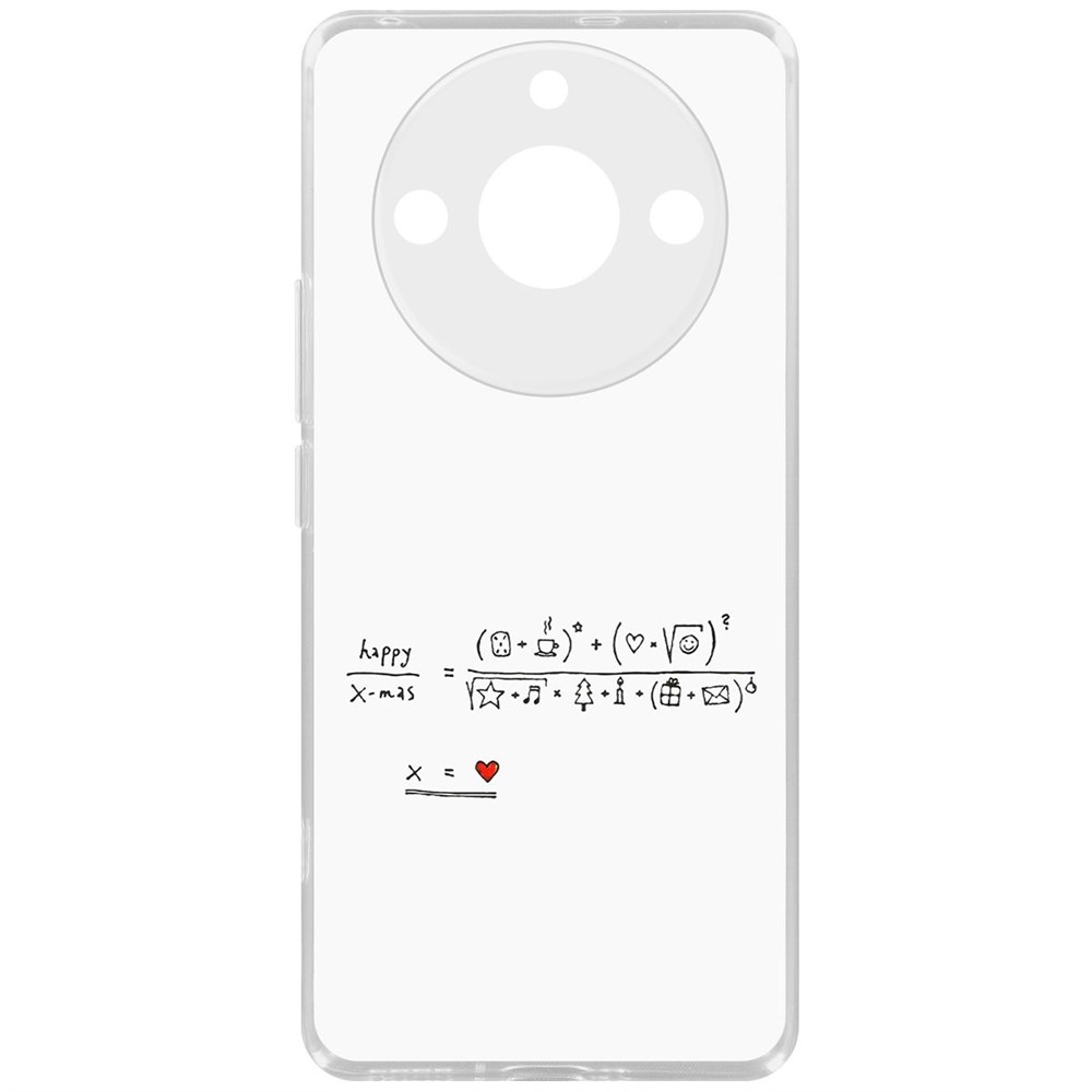 

Чехол-накладка Krutoff Clear Case Праздничная формула для Realme 11 Pro+, Прозрачный